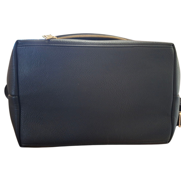 EUC Poppy & Peonies Go Getter Tote in Black Travel Bag Large Zip Top - Picture 3 of 7